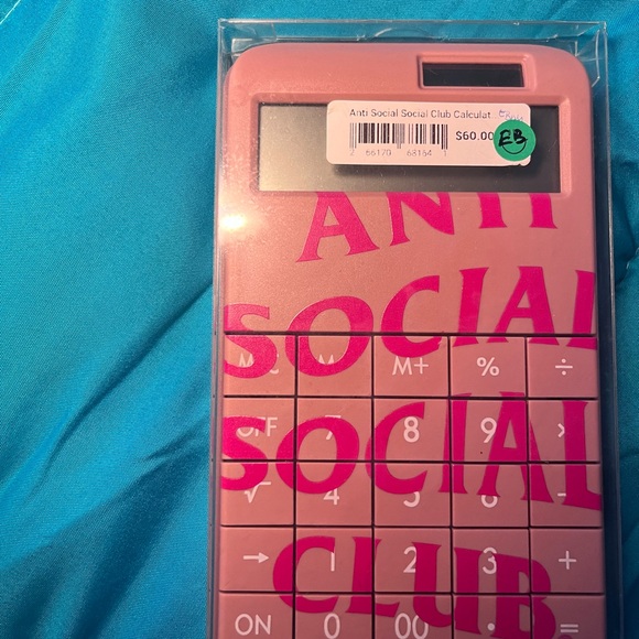Anti Social Social Club Calculator Pink - Picture 5 of 5